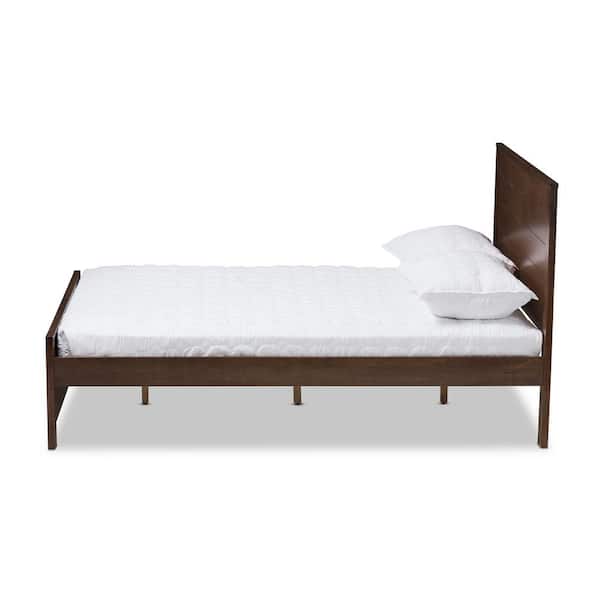 Catalina Walnut Brown Full Platform Bed