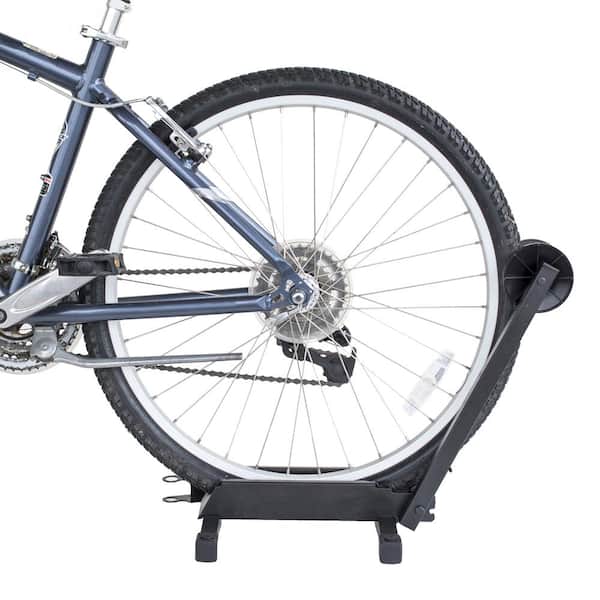 Sportsman Black 1-Bike Portable Floor Stand Garage Bike Rack