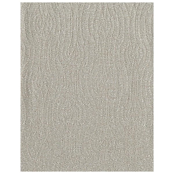 Monogram Ironwork Taupe Vinyl Strippable Roll (Covers 12.99 sq. ft.)