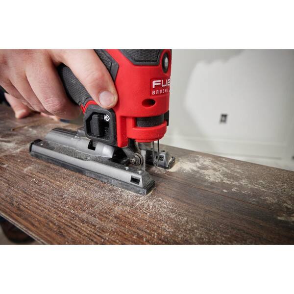 Milwaukee - M12 12V Fuel Lithium-Ion Cordless Jig Saw with M12 XC 4.0 Ah Battery Pack