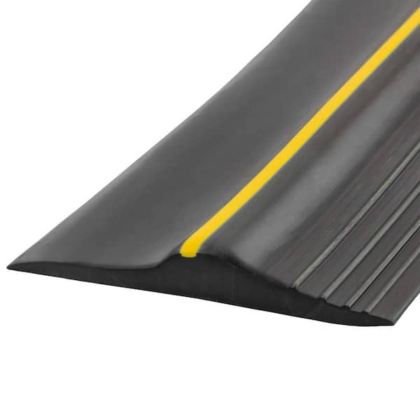 20 ft. Black Garage Door Bottom Seal Strip, Made of Premium EPDM Rubber, Simple DIY Installation, Weather Protection