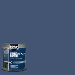 1 qt. Home Decorators Collection #HDC-CL-26 Champlain Blue Semi-Gloss Enamel Urethane Alkyd Interior/Exterior Paint
