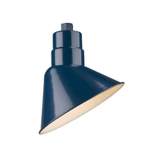 R Series 1-Light 11 in. Navy Blue Angle Shade