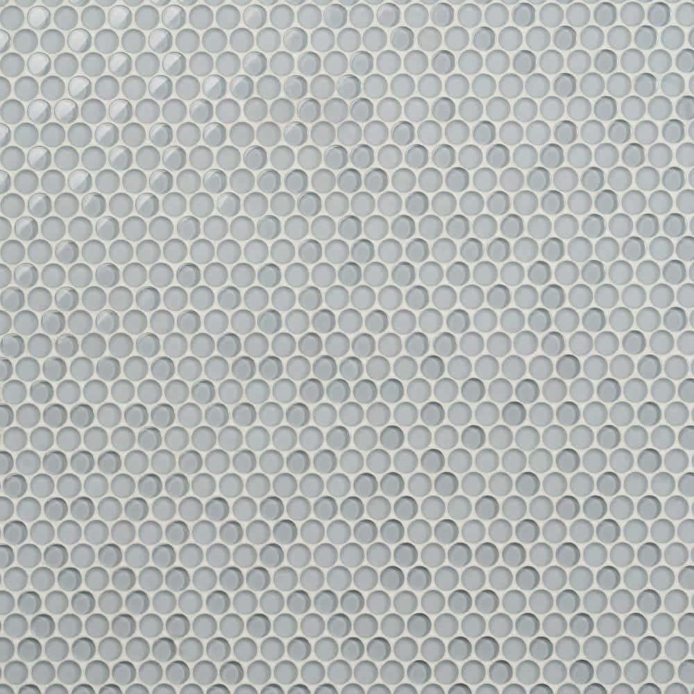 Ivy Hill Tile Contempo Gray Circles 11818 118/118 in. x 118118 in. 18 mm Polished and  Frosted Glass Mosaic Tile 18.18 sq. ft.  EXT18RD1181818911818