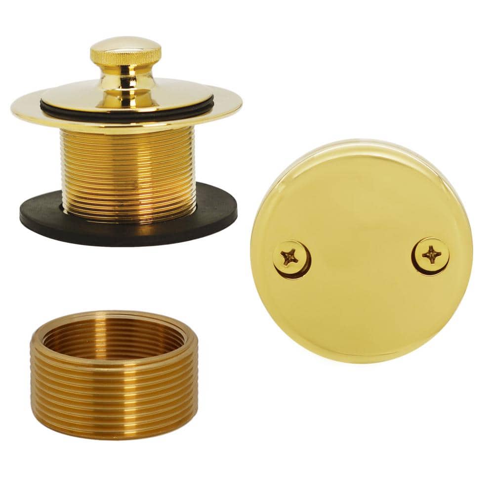 Universal Brass Twist-and-Close Waste Trim Kit in Polished Brass price history on PriceWatchPro