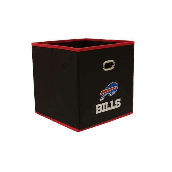 MyOwnersBox Buffalo Bills NFL Store Its 10-1/2 in. x 10-1/2 in. x 11 in. Black Fabric Drawer