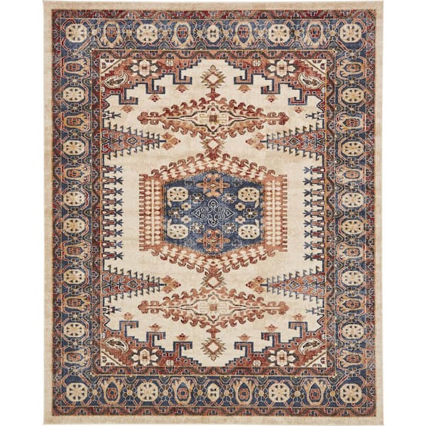 Unique Loom Utopia Larissa Beige 8' 0 x 10' 0 Area Rug