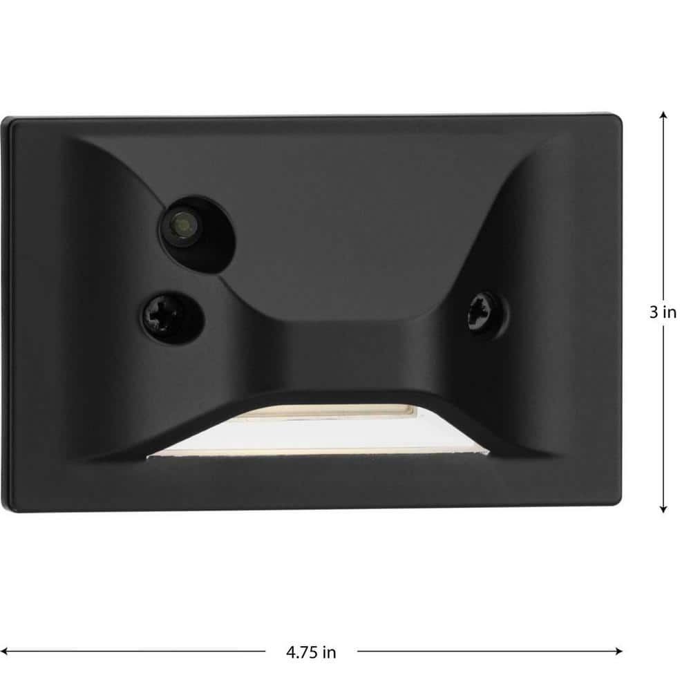 Black Bronze Dimmable LED Step Light with Photocell