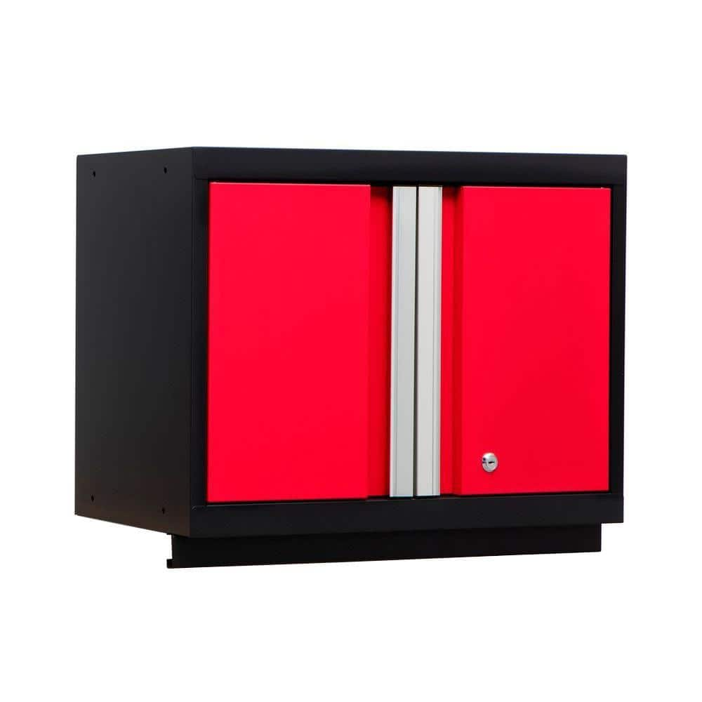 UPC 676065502003 product image for NewAge Products Bold Series Welded Steel Wall Mounted Garage Cabinet in Red Trea | upcitemdb.com