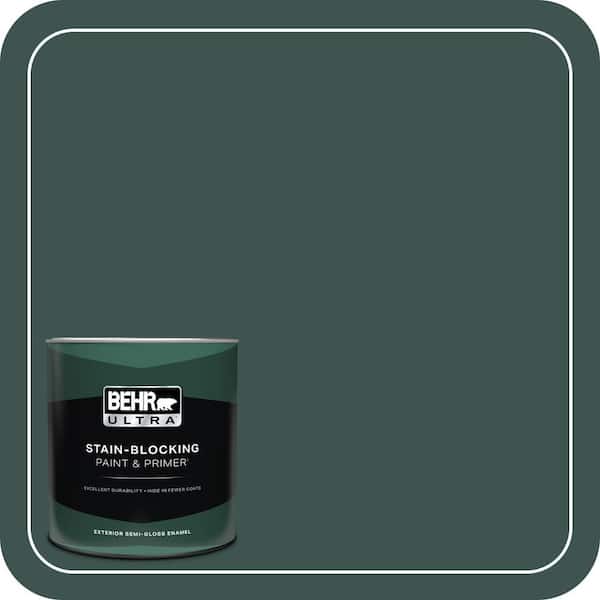 BEHR ULTRA 1 qt. #480F-7 Sycamore Tree Semi-Gloss Enamel Exterior Paint & Primer