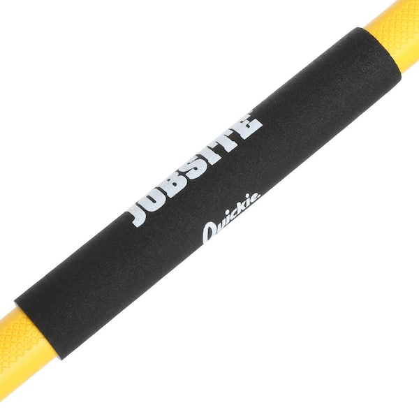Jobsite Multi-Surface Fiberglass Handle Angle Broom Plus 14 in. Jumbo Debris Dust Pan Combo