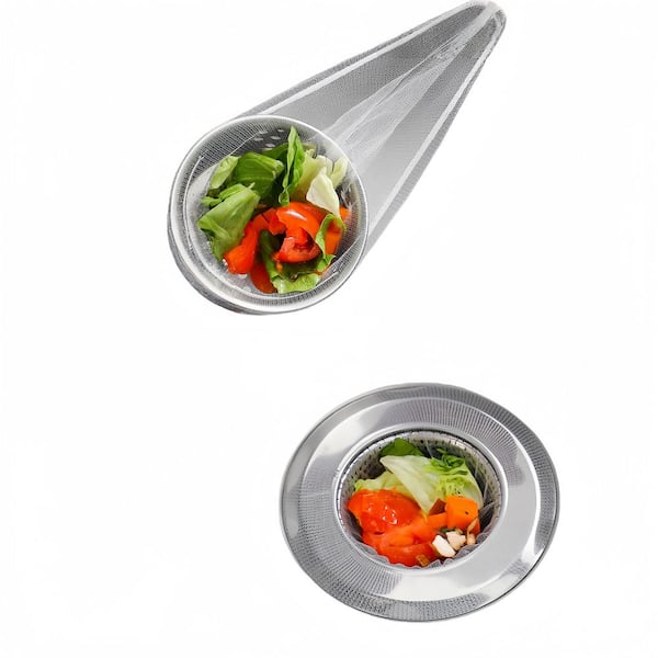4 in. Disposable Sink Strainer Mesh Bag for Kitchen Sink Drain Covers, Essentials Sink Filter Nets (200-Pack)