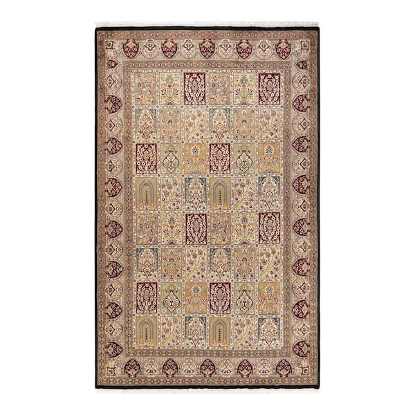 Solo Rugs Mogul One-of-a-Kind Traditional Orange 5 ft. 10 in. x 9 ft. 7 in. Oriental Area Rug