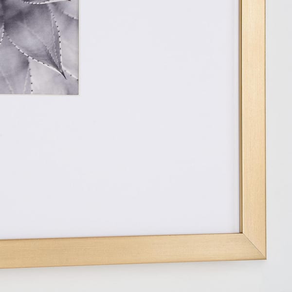 StyleWell Gold Frame with White Matte Gallery Wall Picture Frames (Set of  4) H5-PH-267 - The Home Depot