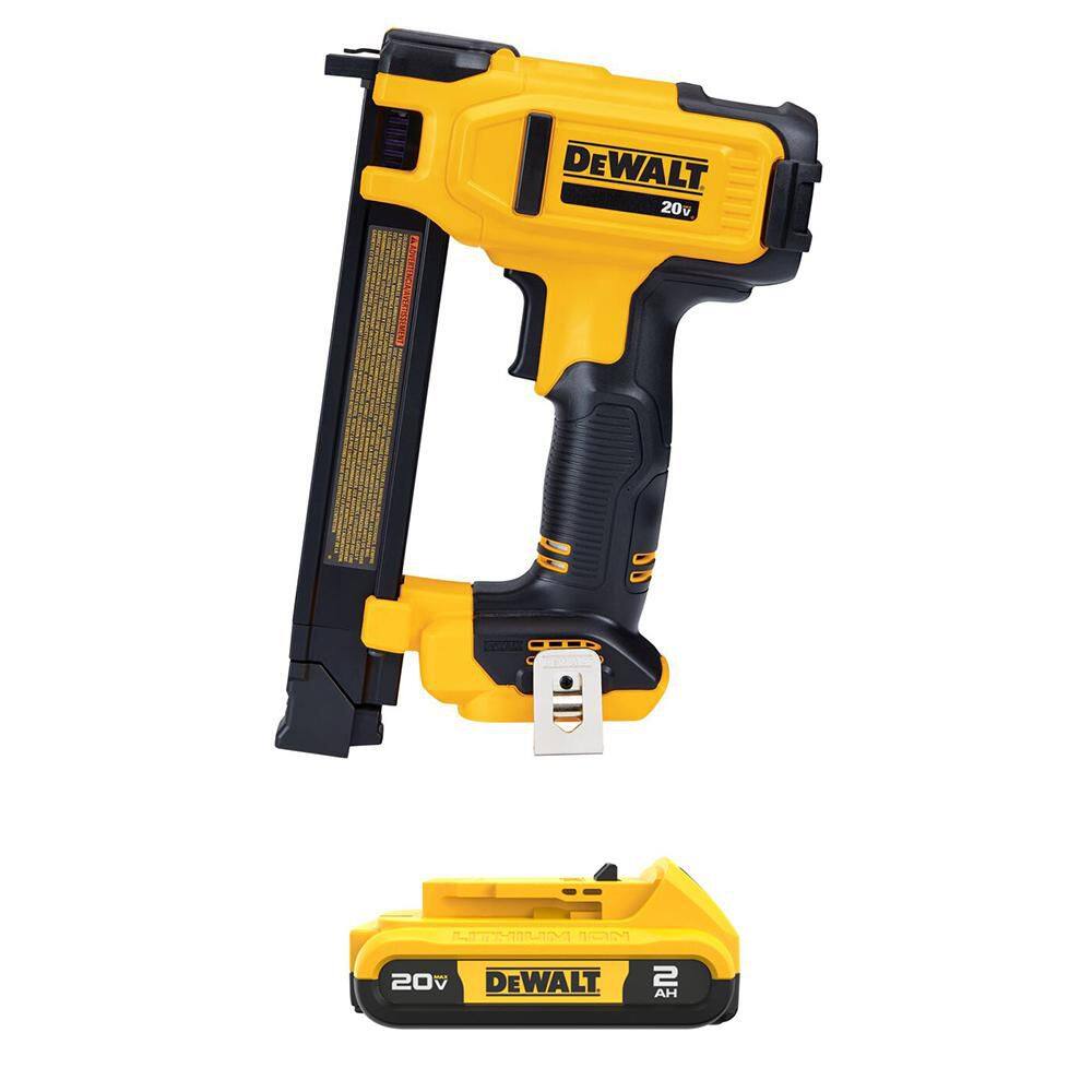 20V MAX Lithium-Ion Cordless Cable Stapler with 20V MAX Compact Lithium-Ion 2.0Ah Battery Pack