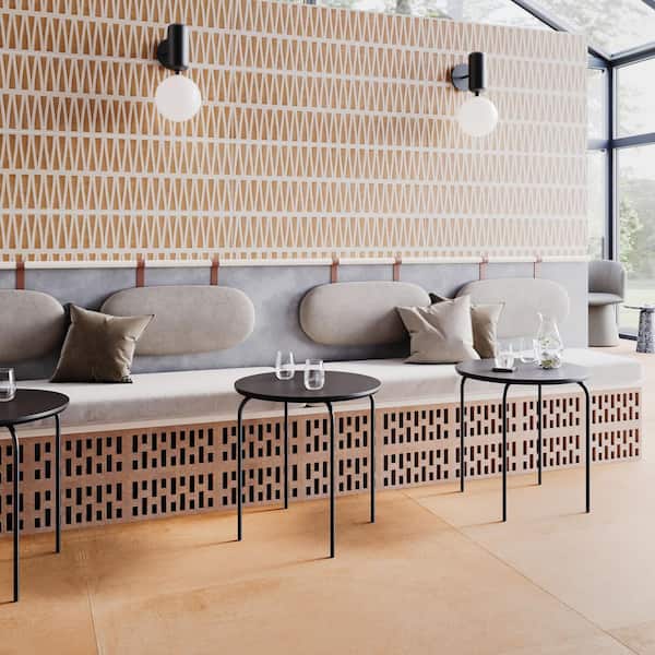 Terravine Terracotta 35.47 in. x 35.47 in. Matte Porcelain Floor and Wall Tile (17.43 sq. ft./Case)