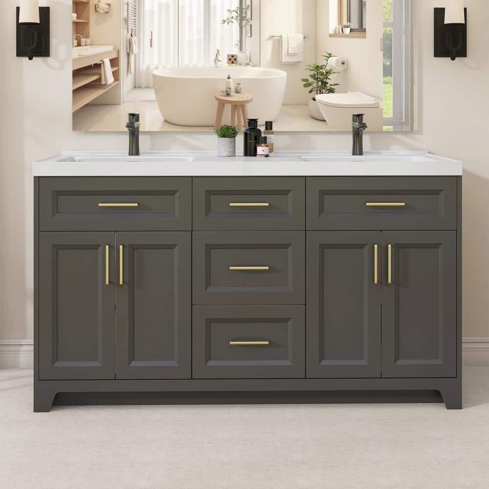 Cambridge 60 in. W x 22 in. D Single Sink Bathroom Vanity