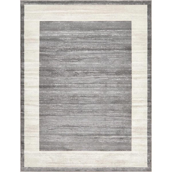 Jill Zarin Uptown Collection Yorkville Gray 8' 0 x 10' 0 Area Rug