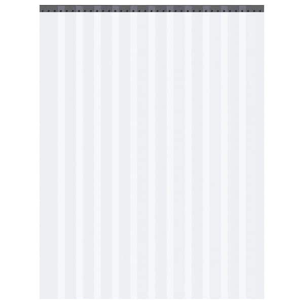 Luxe Collection 6 ft. x 8 ft. Pinstripe PVC Strip Door Kit