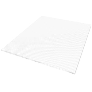 48 in. x 4 ft. Multiwall Polycarbonate Panel in White Opal