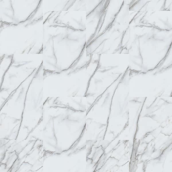 Take Home Sample - GlueCore Whitestone Luxury Vinyl Flooring - 12 in. W x 12 in. L