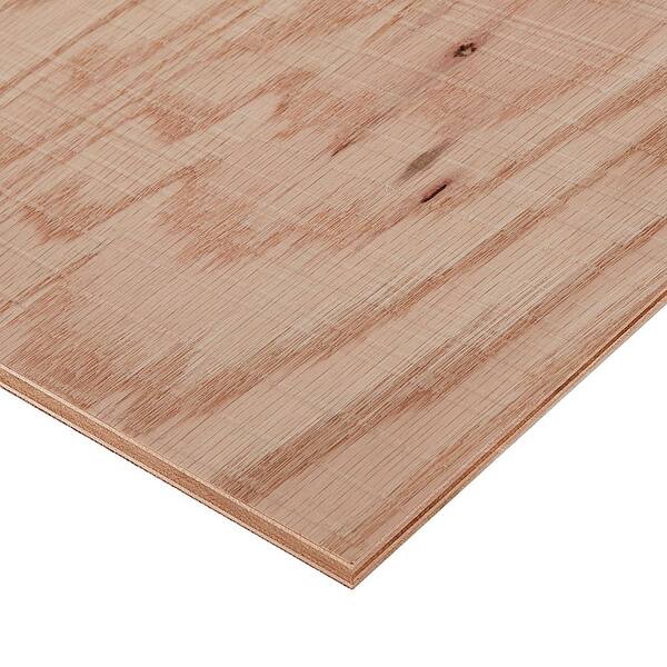 Columbia Forest Products 3/4 in. x 4 ft. x 4 ft. Rough Sawn Red Oak Plywood Project Panel