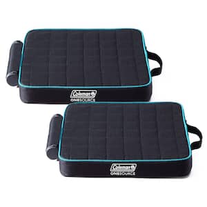 OneSource Outdoor Heated Camping Chair Pad w/Rechargable Battery, 2 Pack