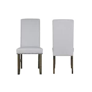 New Classic Furniture Julius Walnut Upholstered Dining Chair (Set of 2)
