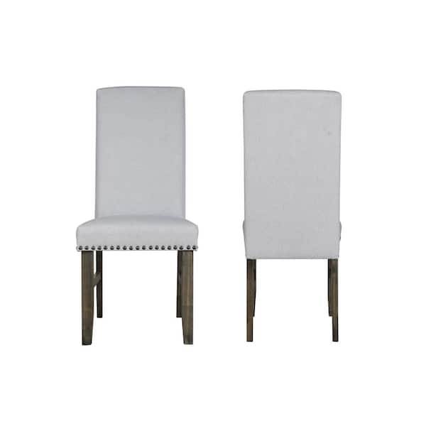NEW CLASSIC HOME FURNISHINGS New Classic Furniture Julius Walnut Upholstered Dining Chair (Set of 2)