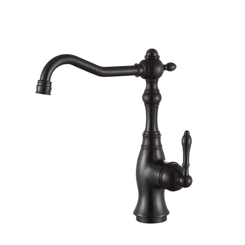 Highland Single-Handle Standard Kitchen Faucet with Side Sprayer in Oil Rub