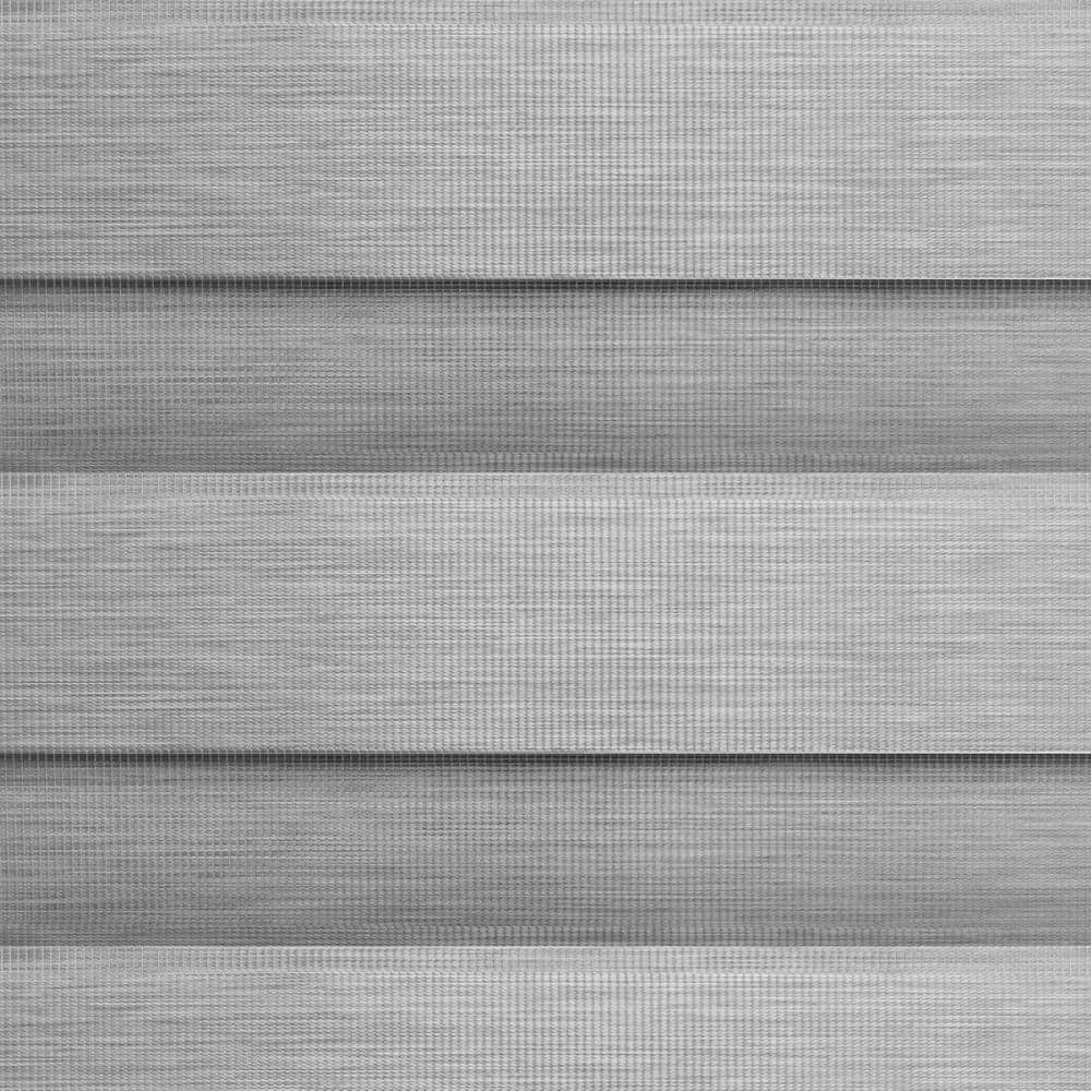 Gray Cordless Light Filtering Zebra Roller Shade 35" x 72"