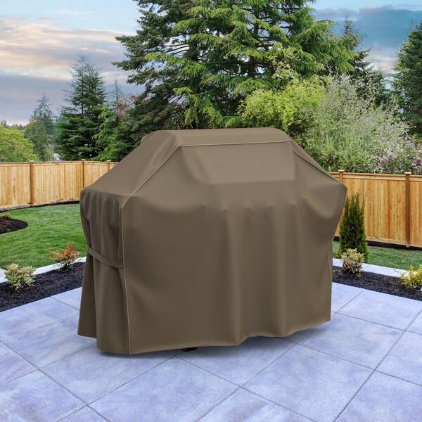 KitchenAid 56" Large Grill Cover Gray Canvas New 