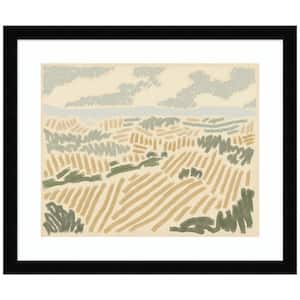 "Paysage de Montpellier II" by Jacob Green 1-Piece Wood Framed Giclee Country Art Print 17 in. x 15 in.