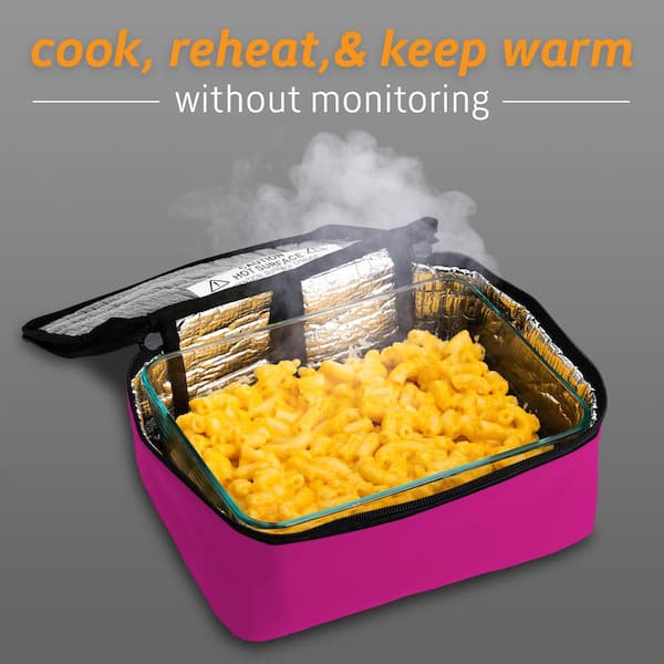 Portable Oven, 12V Car Food Warmer Portable Personal Mini Oven Electric  Heated Lunch Box for Meals Reheating & Raw Food Cooking for Road