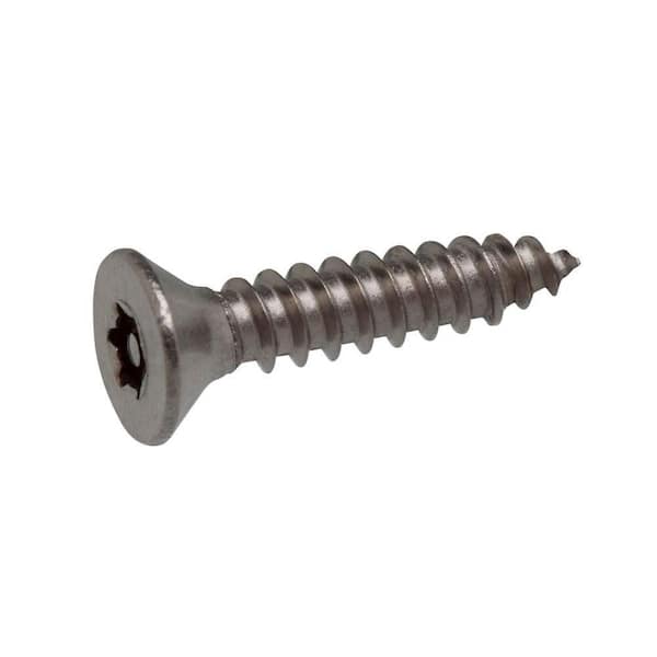 #8 x 1 in. Stainless Steel Button Head Torx Drive Sheet Metal Screws (2-Pieces)