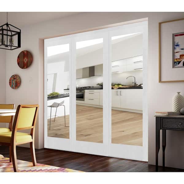 Impact Plus 90 in. x 80 in. Mir-Mel Primed Mirror Solid Core MDF