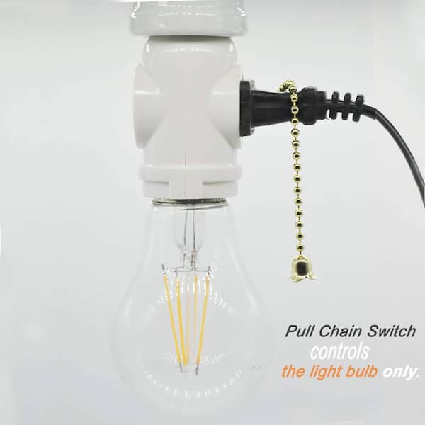 Pull Chain Light Socket New Black Light Bulb Switch Socket With Pull ...