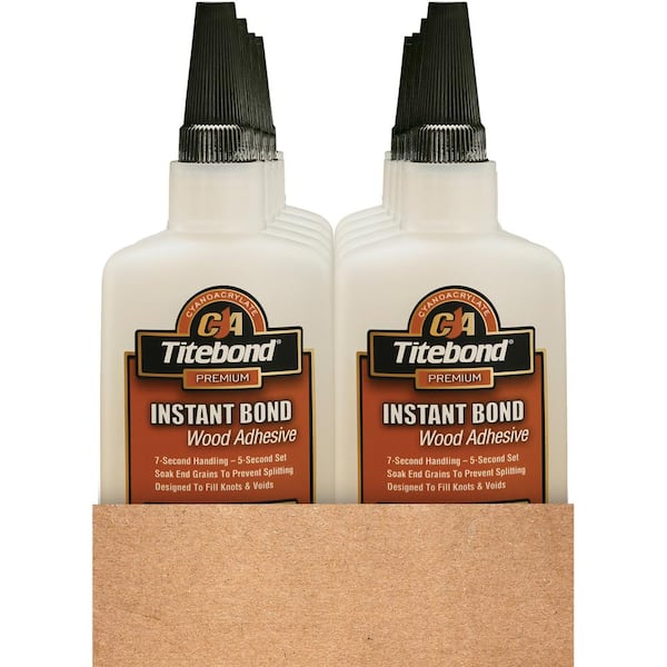 Titebond 4 oz. Instant Bond Wood Adhesive Medium (10-Pack)