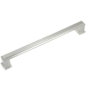 Beacon Hill 7.56 in. (192 mm) Center-to-Center Satin Nickel Modern Dual Mount Drawer Pull