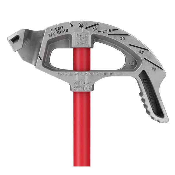 Milwaukee 1 in. EMT Aluminum Conduit Bender and 9 in. 7-in-1