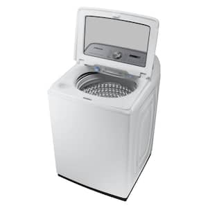 5.5 cu.ft. Extra-Large Capacity Smart Top Load Washer with Super Speed in White