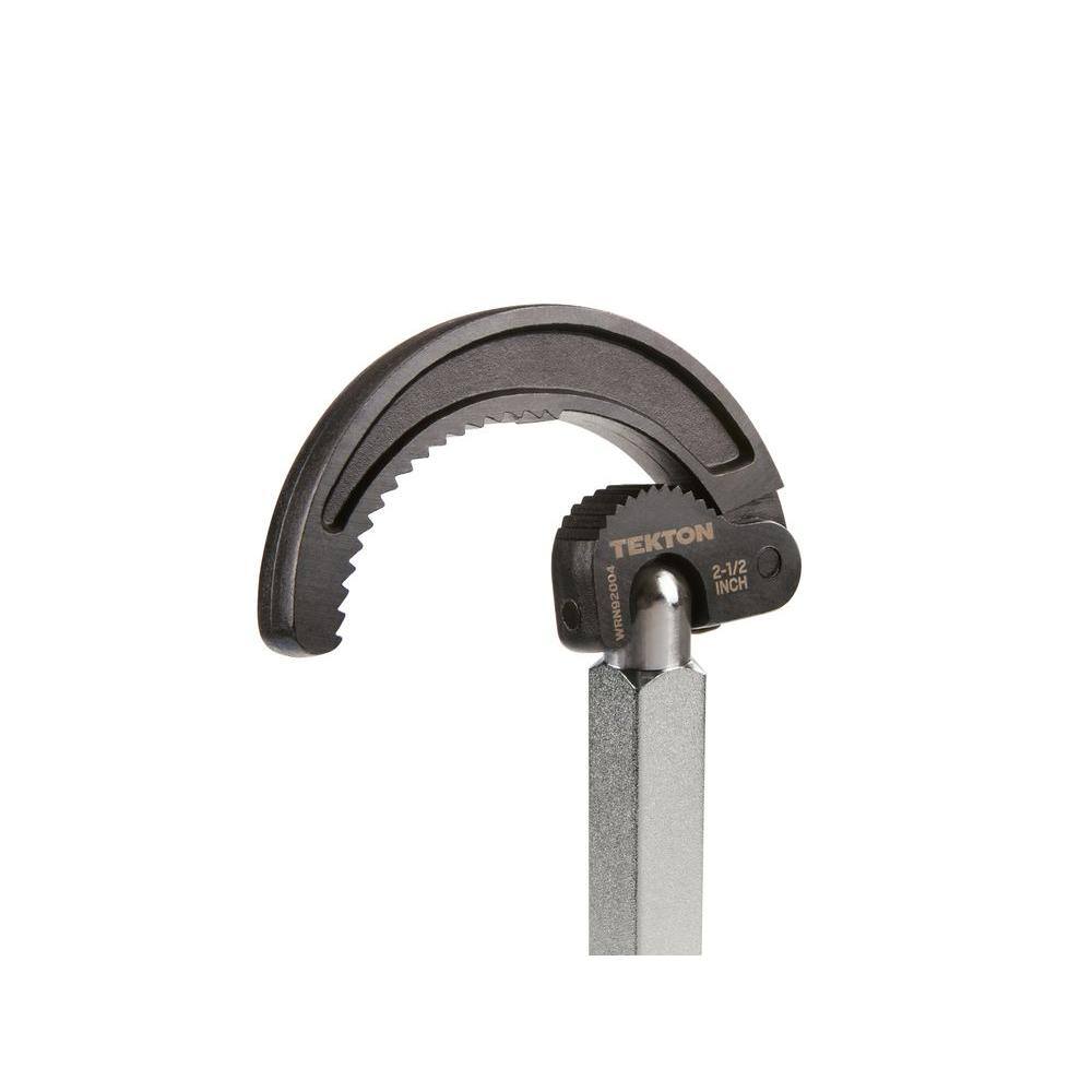 Telescoping Chrome Basin Wrench with Self-Adjusting Jaw