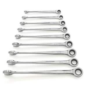 SAE 72-Tooth X-Beam Combination Ratcheting Wrench Tool Set (9-Piece)