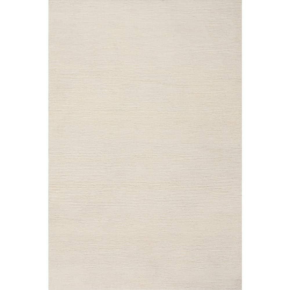 DASH & ALBERT Ramsey Hand Knotted Wool Ivory 2 ft. x 3 ft. Indoor Area ...