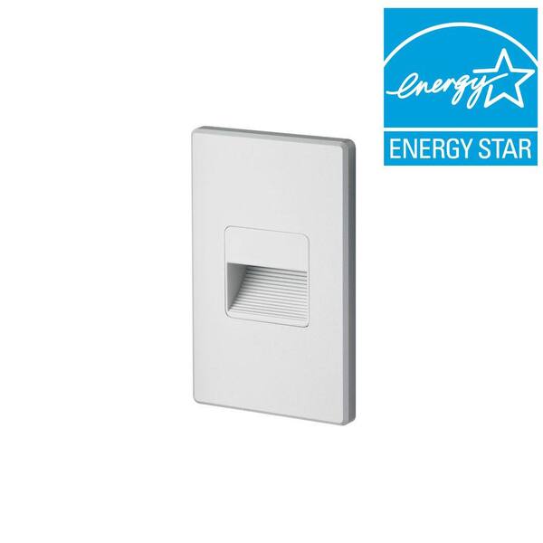 Juno 1.875 in. White Recessed LED Cutoff Mini Step Light with 3000K