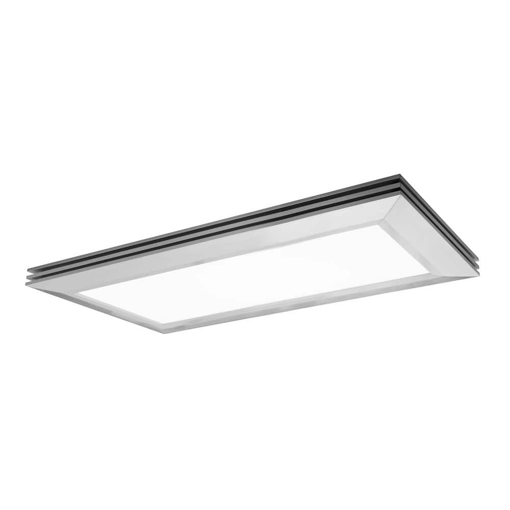 Sloane 27" Satin Nickel Square LED Flush Mount Light