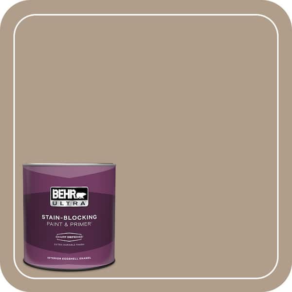 BEHR ULTRA 1 qt. #BNC-14 Over The Taupe Extra Durable Eggshell Enamel Interior Paint & Primer