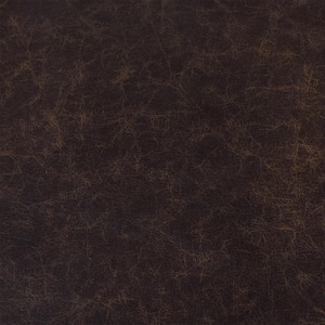 2x2 in. Vintage Brown Faux Leather Fabric Swatch Sample