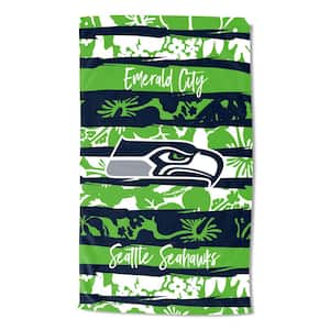 NFL Seahawks Cotton/Polyester Blend Multi Color Pocket Beach Towel