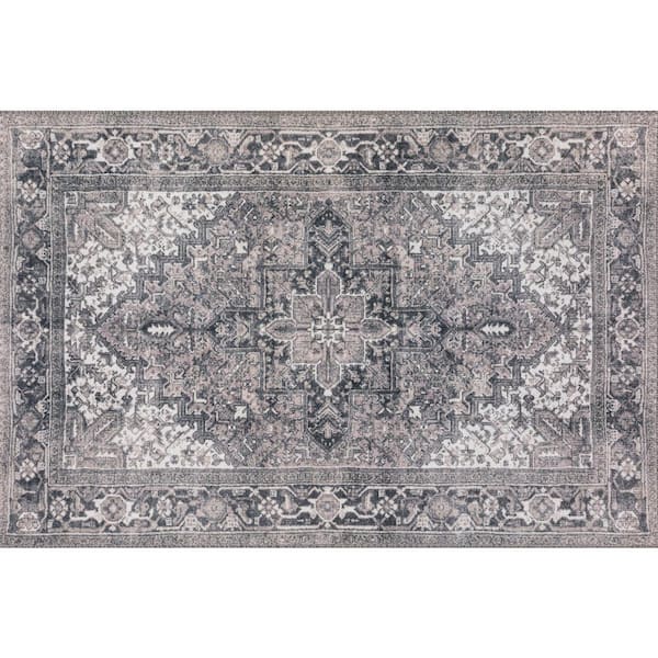 Addison Rugs Athena 3 Taupe 1 ft. 6 in. x 2 ft. 5 in. Area Rug